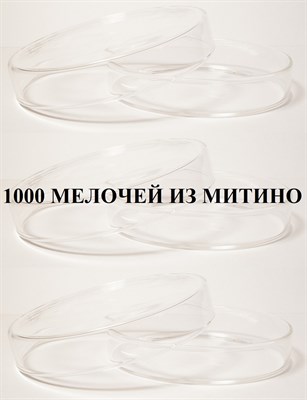 Стеклянные чашки Петри 100х20 мм - 3 шт glasspetri-100х20-3pcs - фото 4837