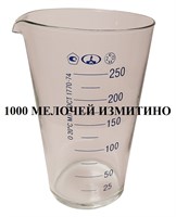 Мерный стеклянный стакан (мензурка) 250 мл beaker-250ml